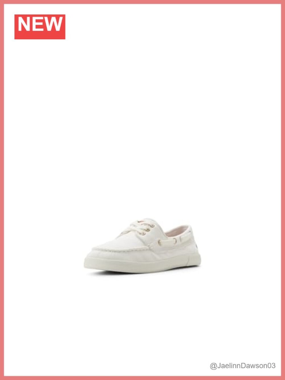 Women's Canvas Boat Shoes Lace Up Memory Foam Slip-Ons